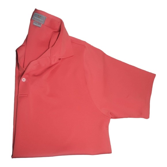 Fennec Fox Golf Polo Shirt Mens Large Stretch Collar Highly Evolved Performance - Picture 3 of 9